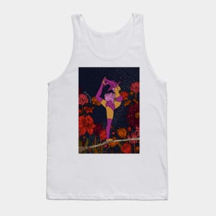 Halloween Witches Namaste Dancer Yoga Tank Top